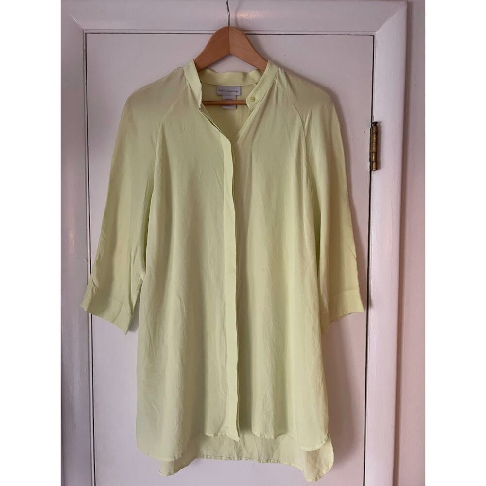 *V* Soft Surroundings Shirt 100% Silk